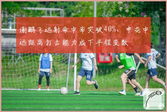 谢鹏飞远射命中率突破40%,申花中远距离打击能力成下半程变数